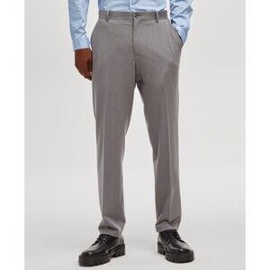 Mode of One Men's Slim-Fit Suit Pants,steel heather 33x30US